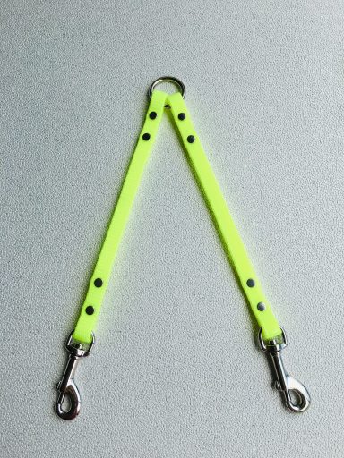 9mm BioThane® Puppy & Extra Small Dog Twin Couplers - Image 3
